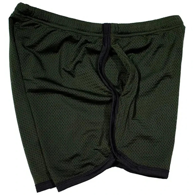 Men’s Summer Fitness Shorts – Breathable Mesh Running Pants
