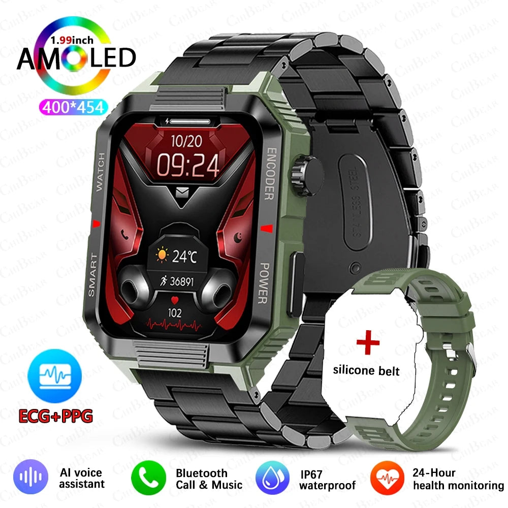Men’s NFC GPS Smartwatch with Bluetooth Calls & 120+ Sports Modes