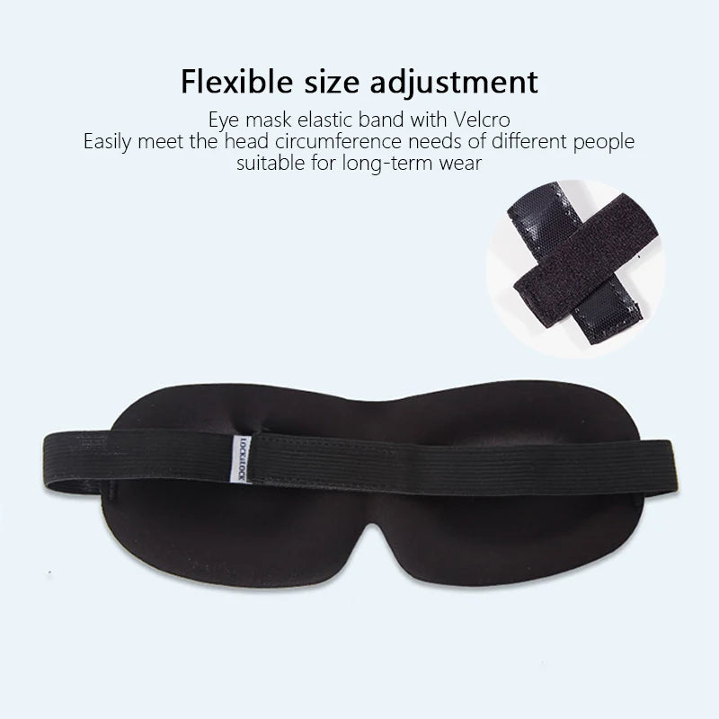 Sleep Mask for Side Sleepers – Portable Light Blocking Blindfold