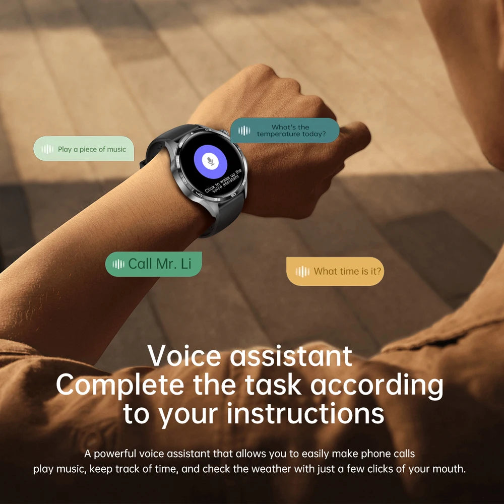 GT5 PRO GPS Sports Smartwatch with AMOLED HD Display & Bluetooth Call
