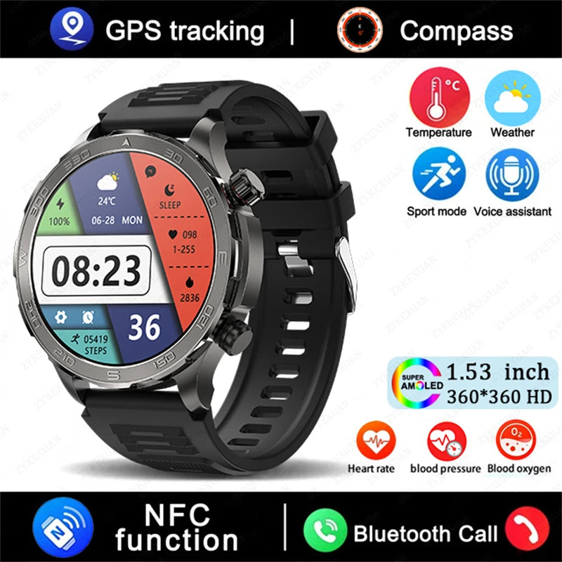2025 GPS Bluetooth Call Smartwatch