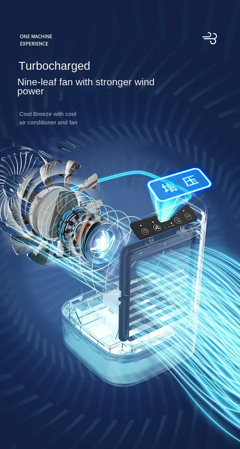 Portable Desktop Air Conditioner Fan