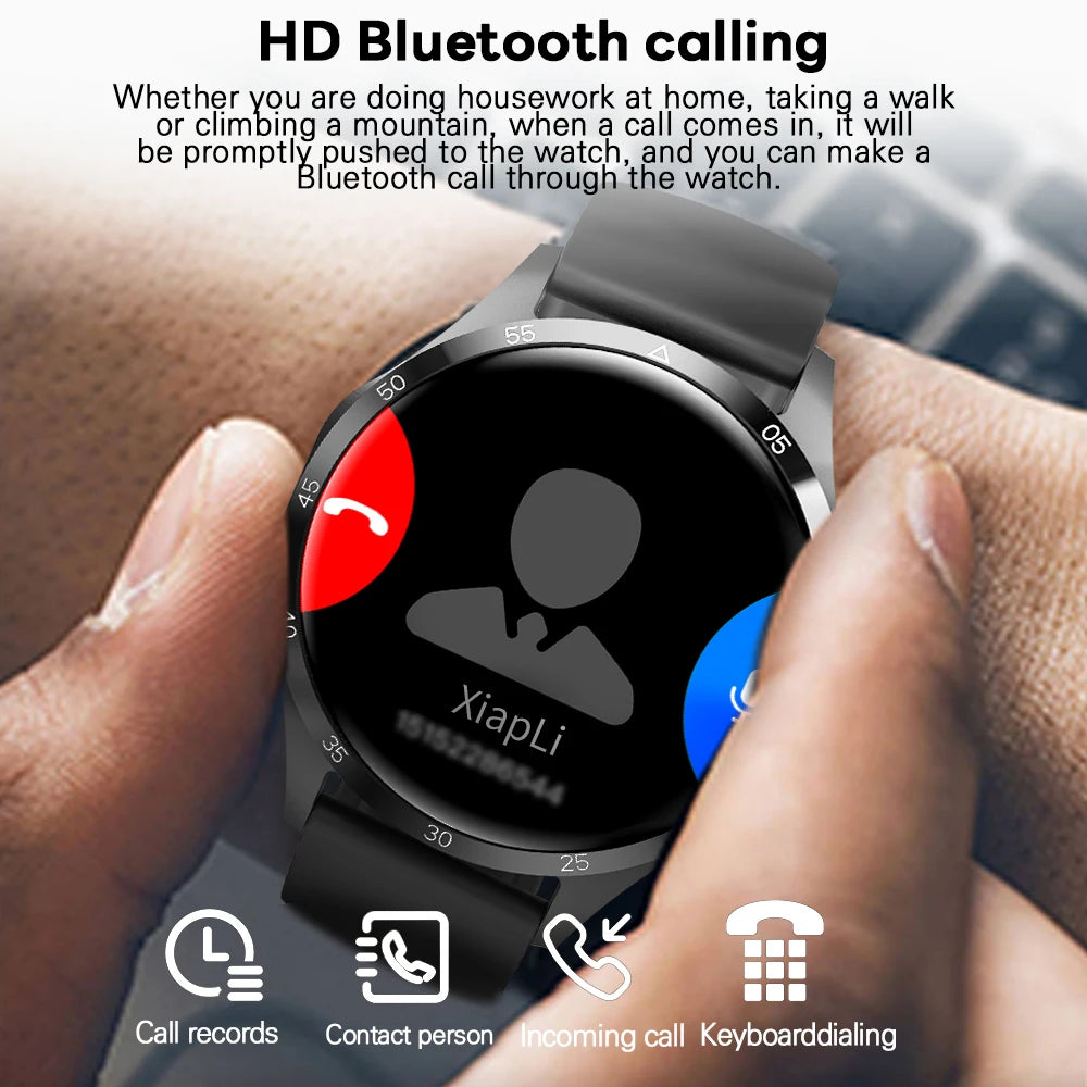 GT5 PRO GPS Sports Smartwatch with AMOLED HD Display & Bluetooth Call