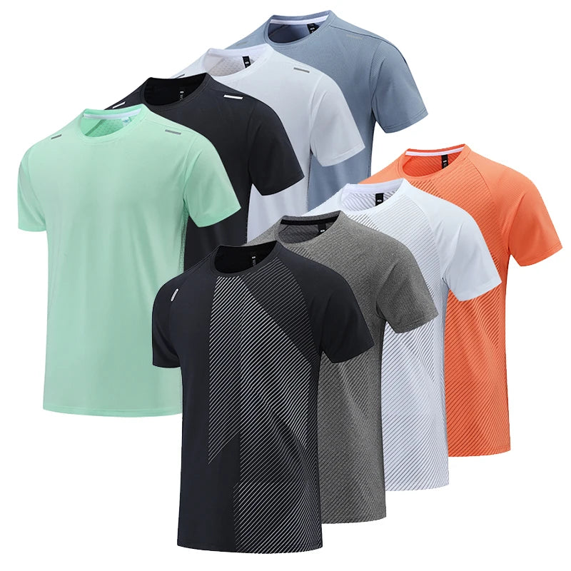 Men’s Quick Dry Running T-Shirt – Breathable Sports & Gym Top