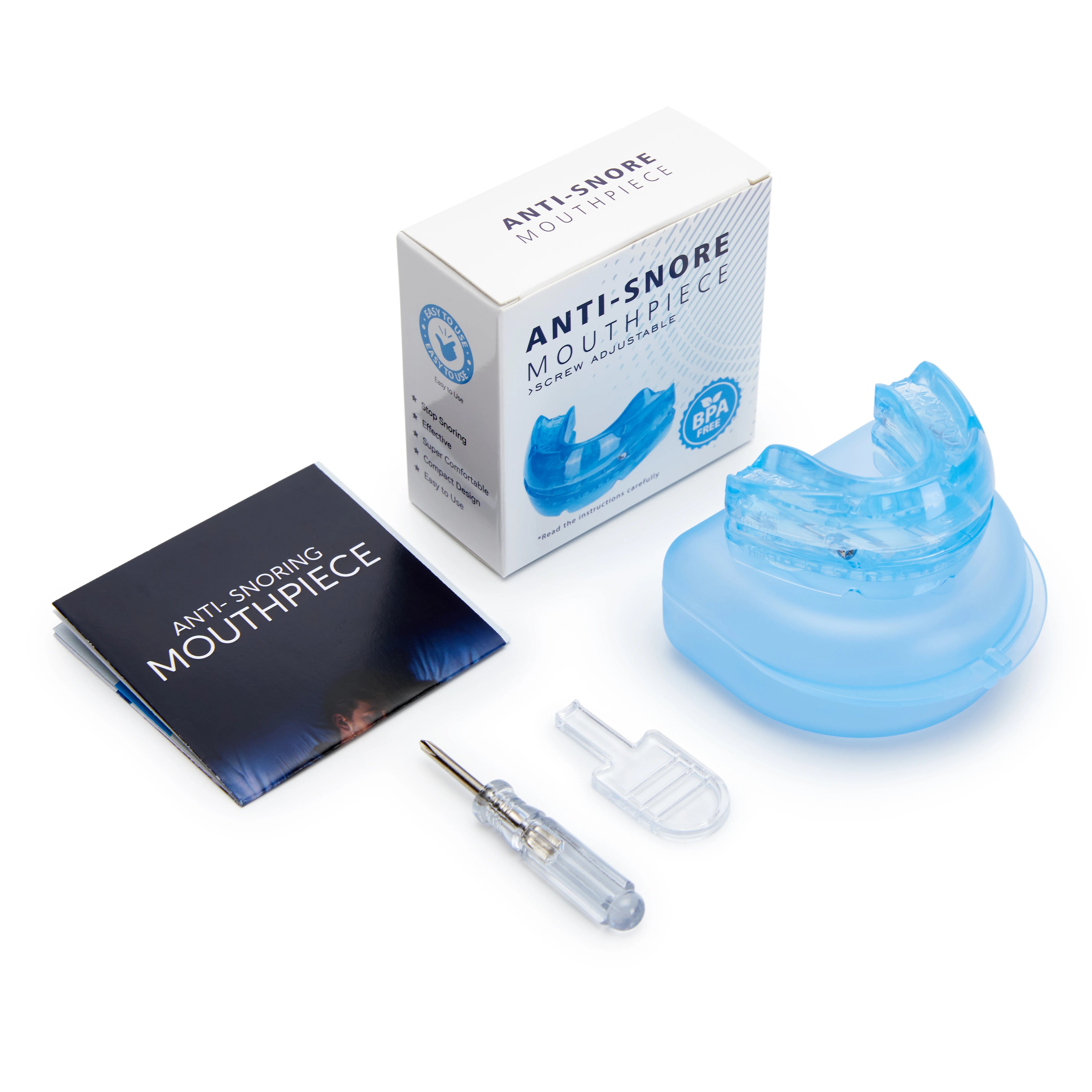 Anti-Snore Bruxism Mouth Guard – Sleep Apnea & Teeth Grinding Aid
