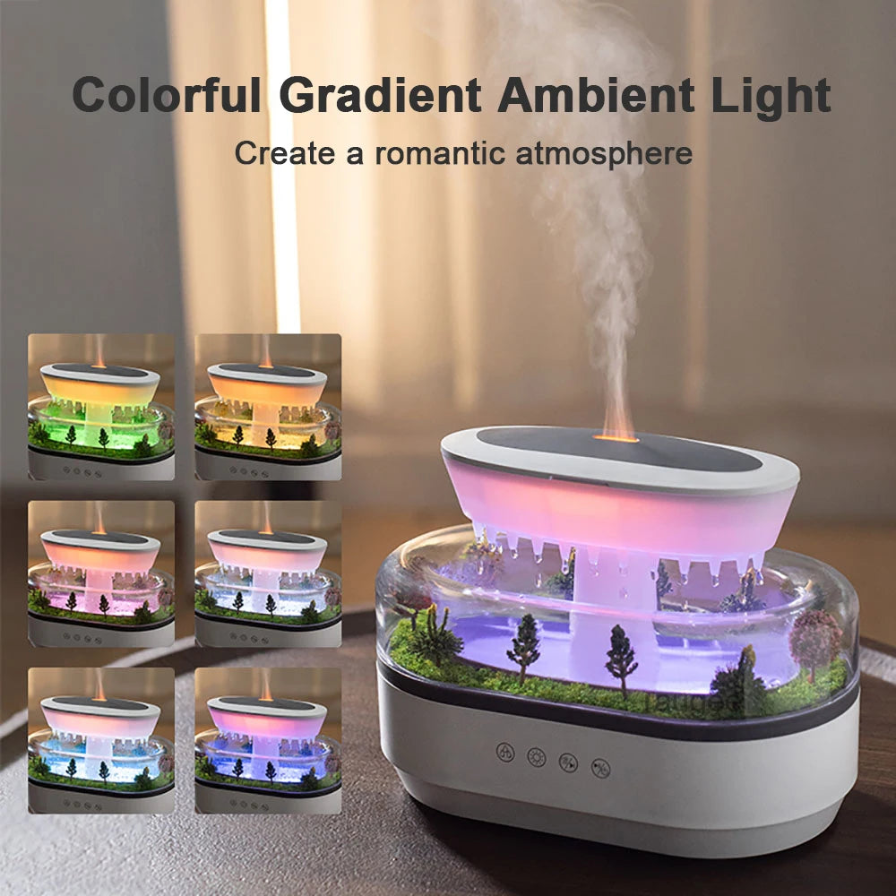 Aroma Humidifier with Raindrop Design