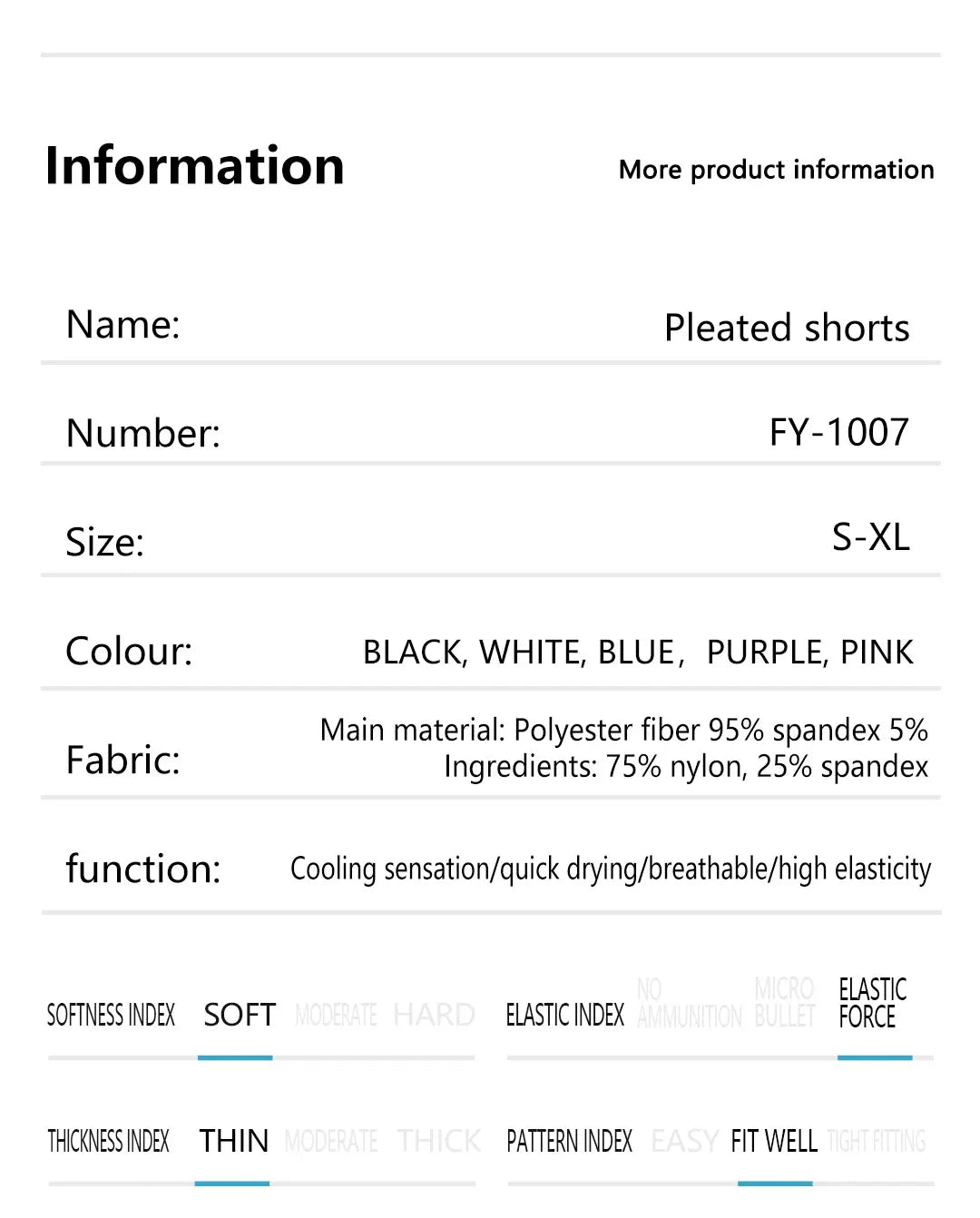 Women’s Sports Yoga Skirt Shorts – Pleated 2-in-1 Quick-Dry Fitness Pants