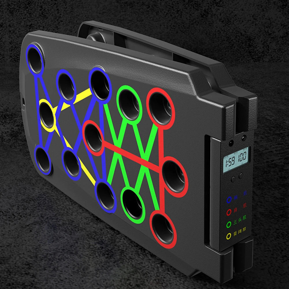 Foldable Push-Up Board – Multifunctional Portable Fitness Trainer