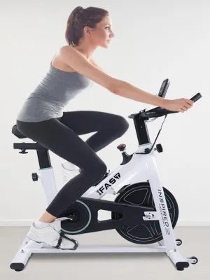 Home Exercise Bike – Indoor Cycling with LCD Display & Comfort Seat