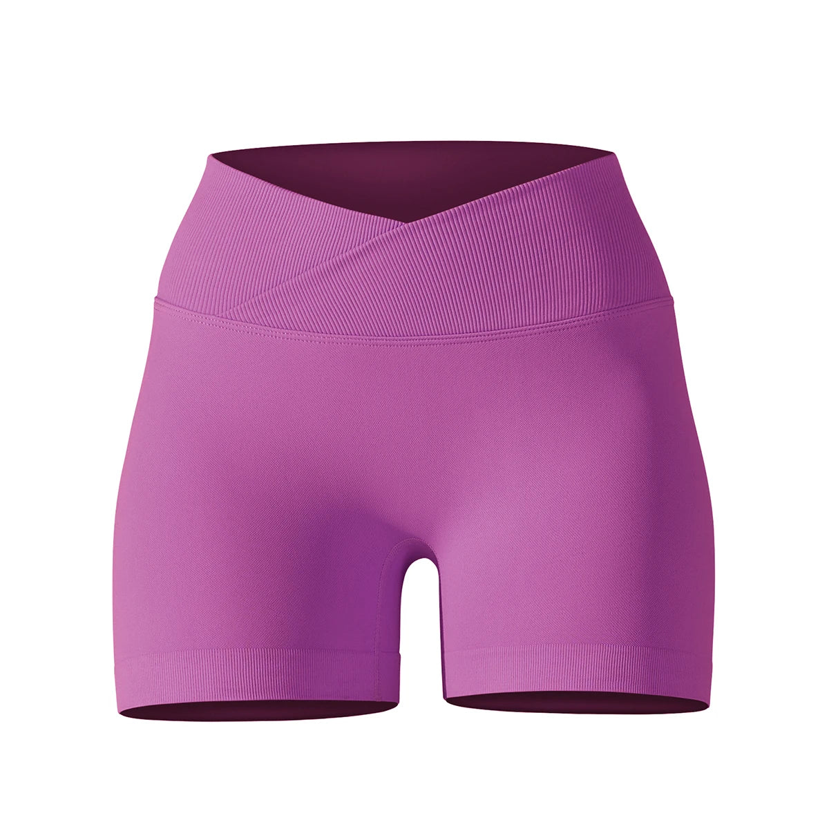 Women’s High Waist Crossover Yoga Shorts