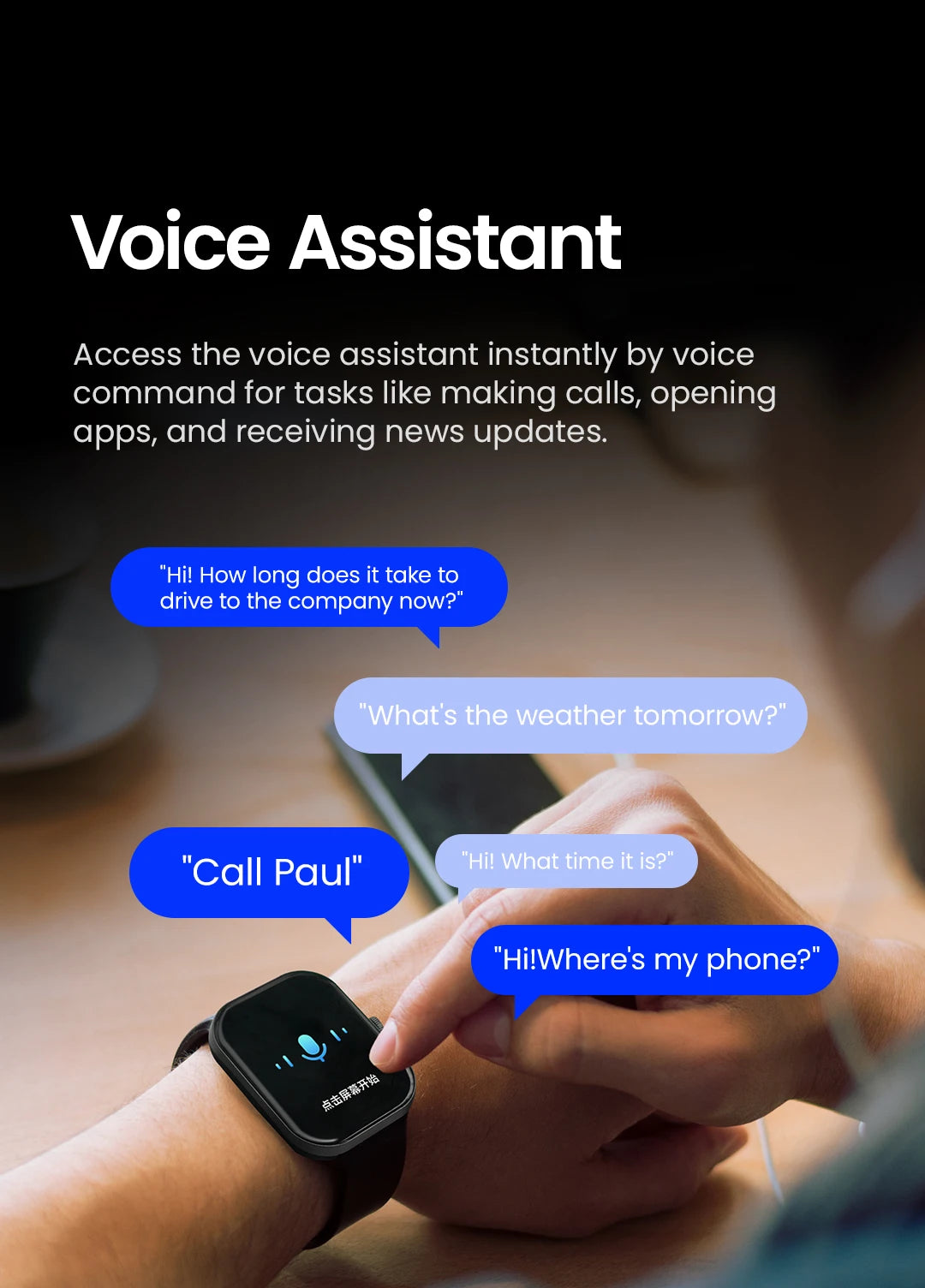 HAYLOU S6 Smart Watch – Voice Calling & Health Monitoring