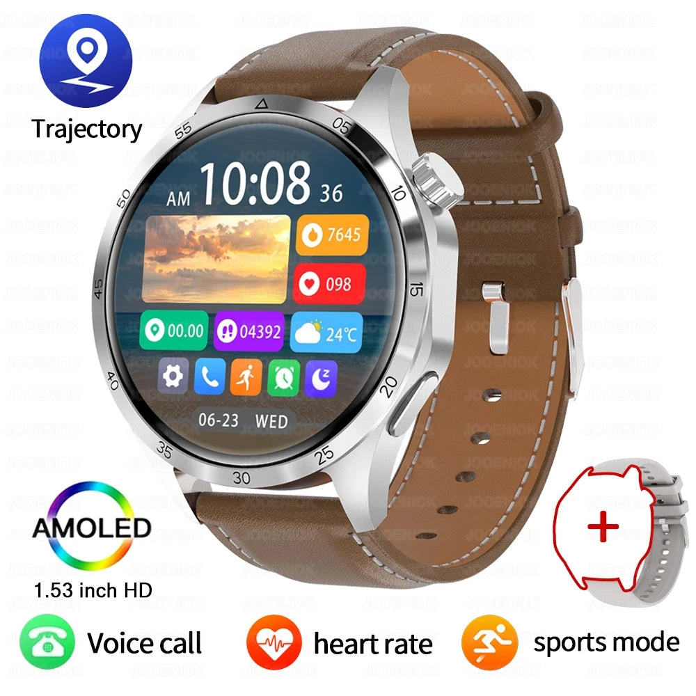 GT5 PRO GPS Sports Smartwatch with AMOLED HD Display & Bluetooth Call