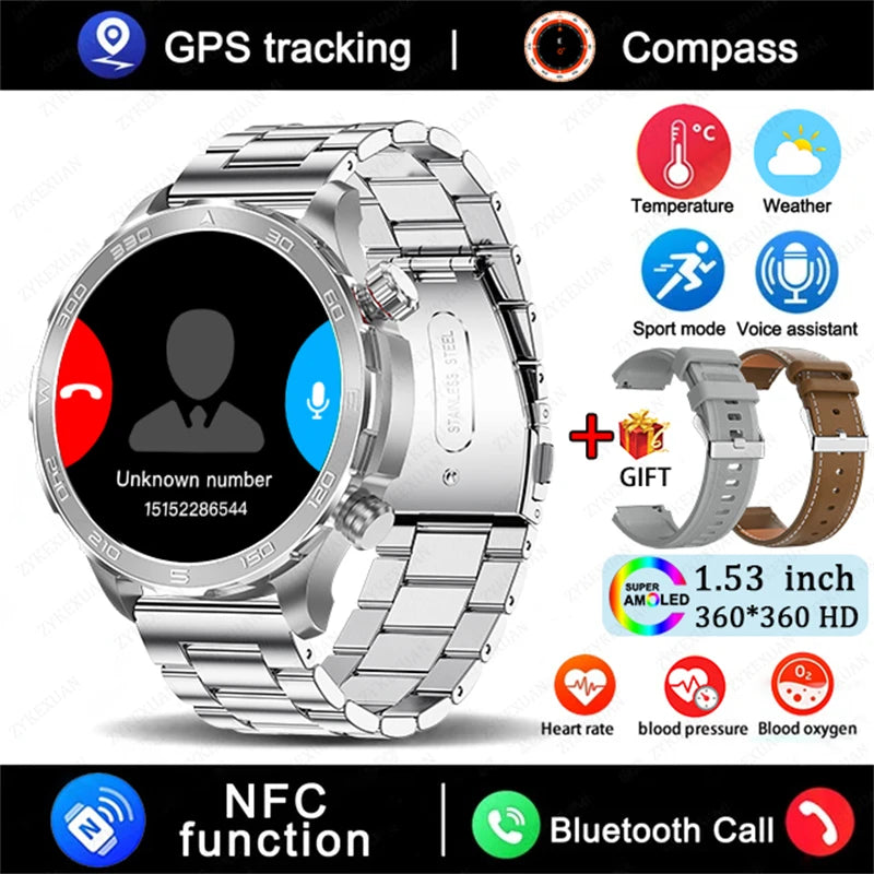 2025 GPS Bluetooth Call Smartwatch