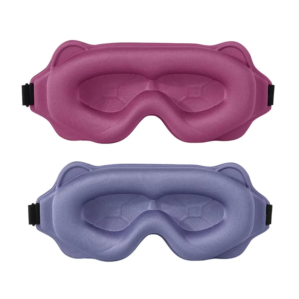 3D Memory Foam Sleep Mask – Light Blocking Eyeshade