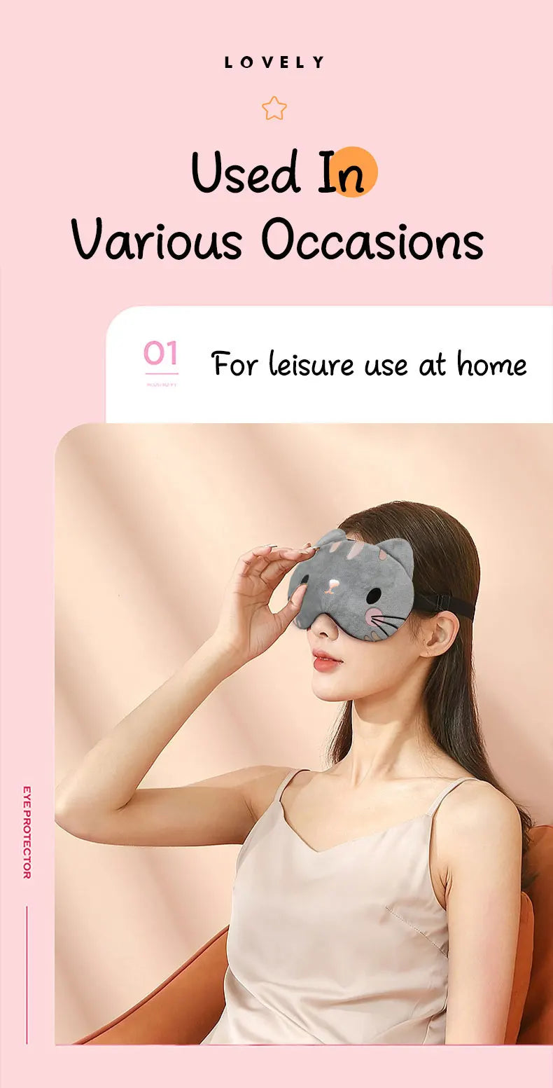 Sleeping Eye Mask – Travel & Relax Eyeshade for Women