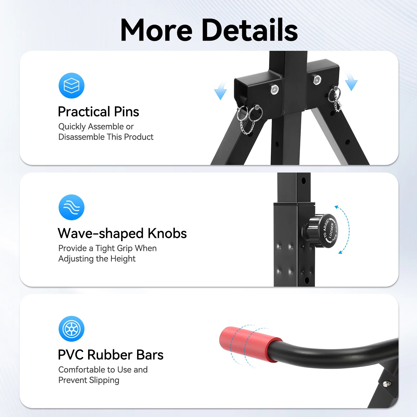 Triangular Pull-Up Station – Adjustable Height Freestanding Home Gym