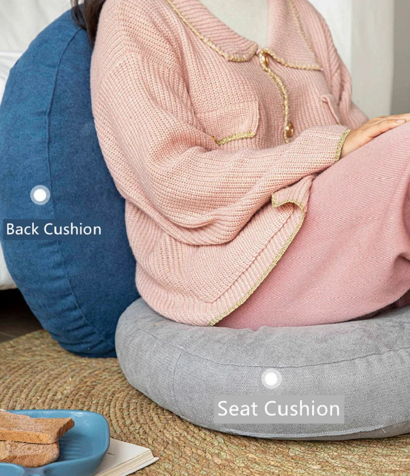 Round Floor Seat Pillow – Meditation & Yoga Cushion Pad