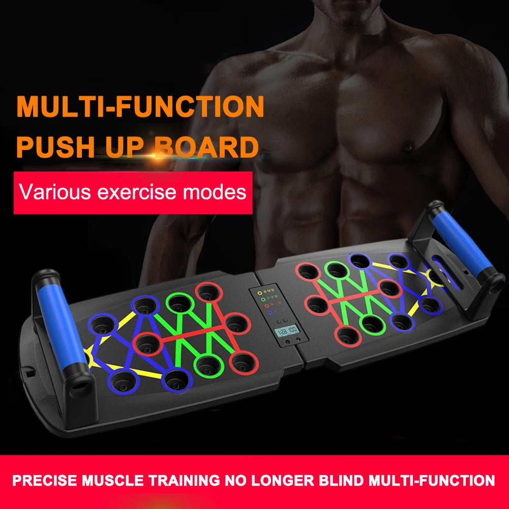 Foldable Push-Up Board – Multifunctional Portable Fitness Trainer