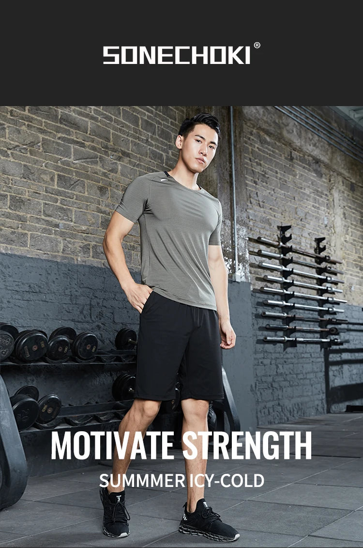 Men’s Black Running Shorts