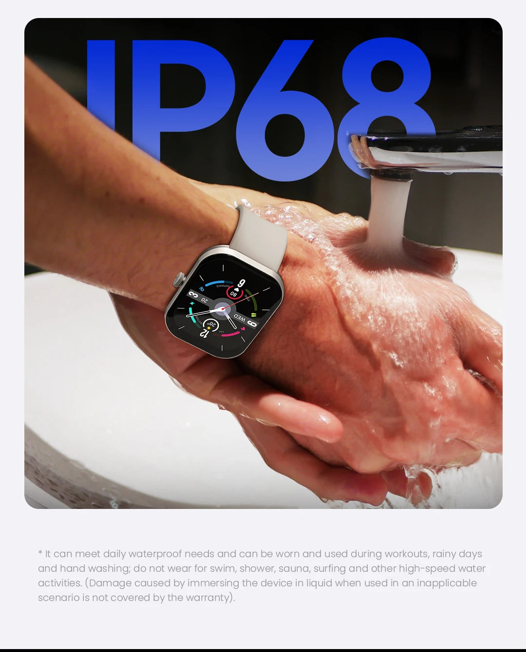 HAYLOU S6 Smart Watch – Voice Calling & Health Monitoring