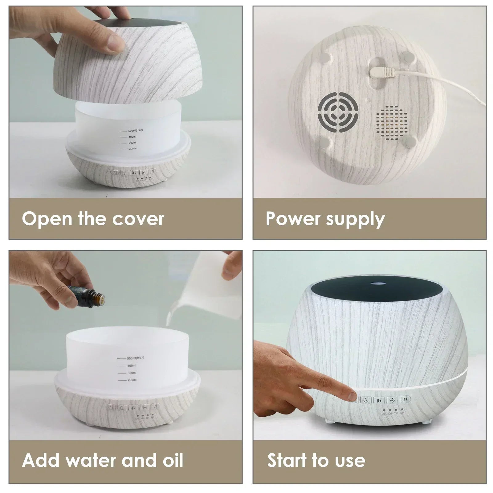 Tuya WiFi Smart Humidifier & Essential Oil Diffuser