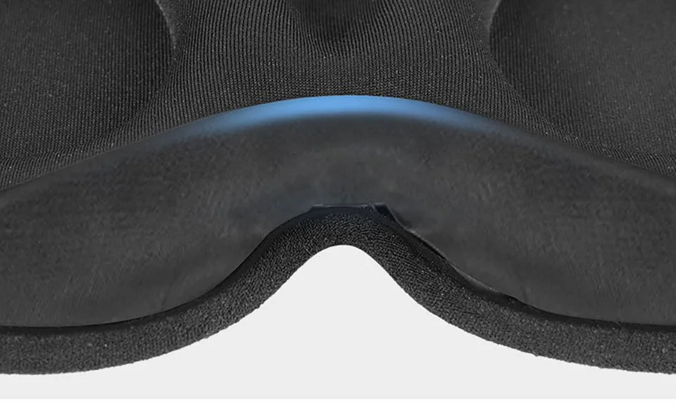 3D Contoured Sleep Mask with Adjustable Strap – Soft Blackout Eye Mask for Men & Women
