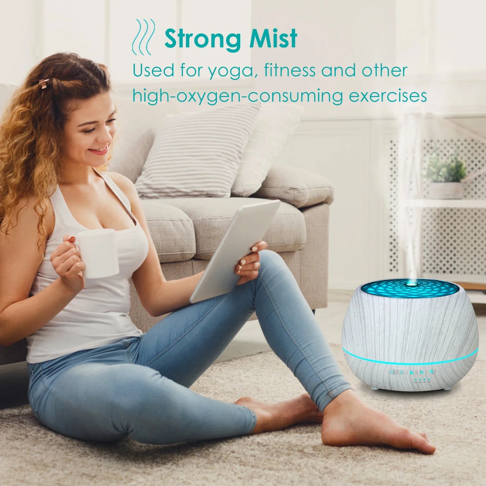 Tuya WiFi Smart Humidifier & Essential Oil Diffuser