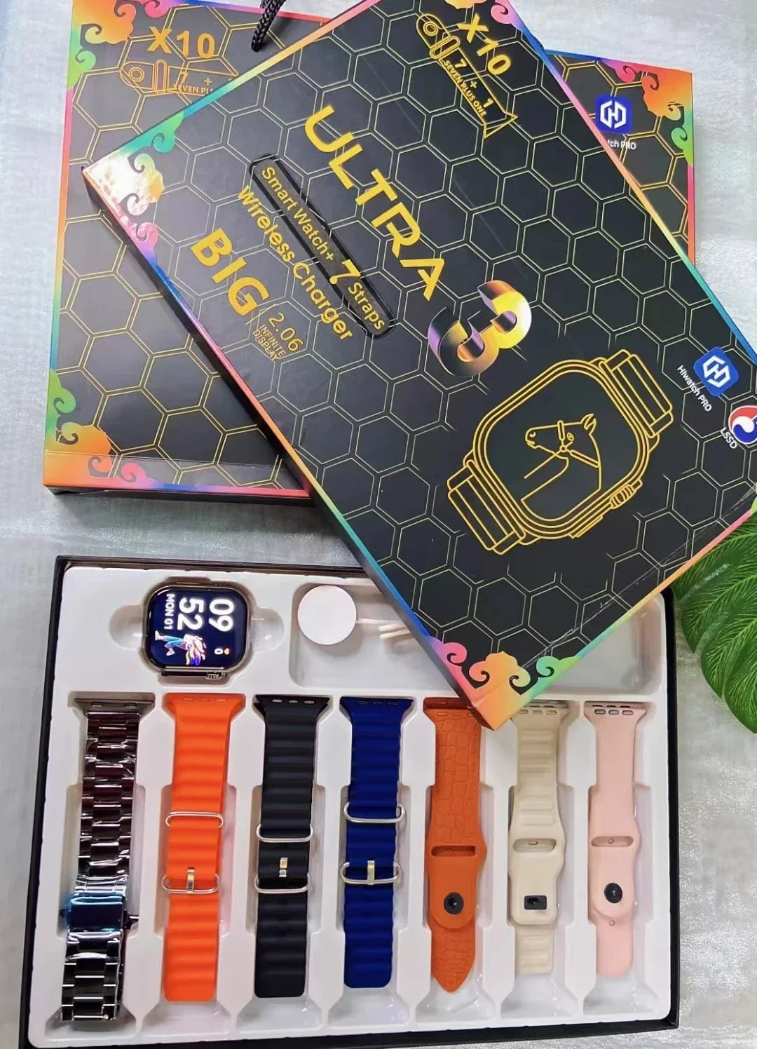 7+1 X10 Ultra Smart Watch – 3 Sports Modes, Bluetooth Calling