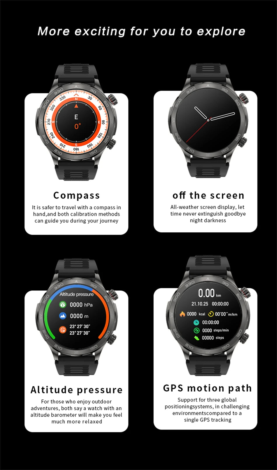 2025 GPS Bluetooth Call Smartwatch