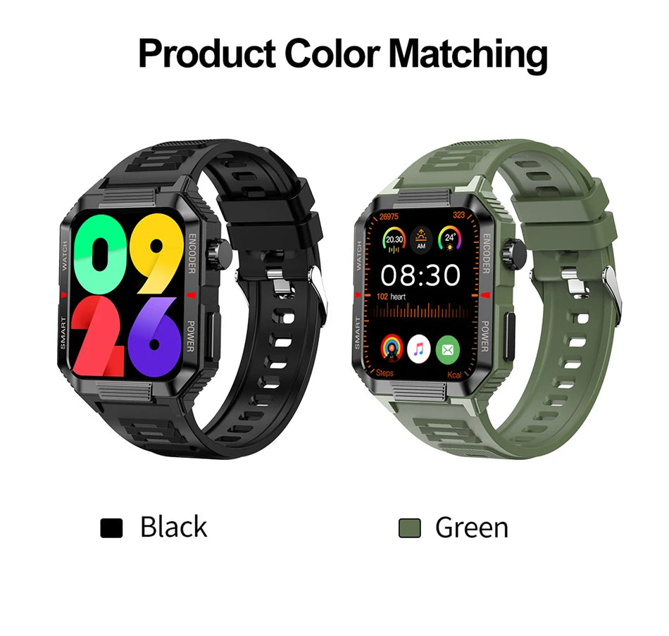 Men’s NFC GPS Smartwatch with Bluetooth Calls & 120+ Sports Modes