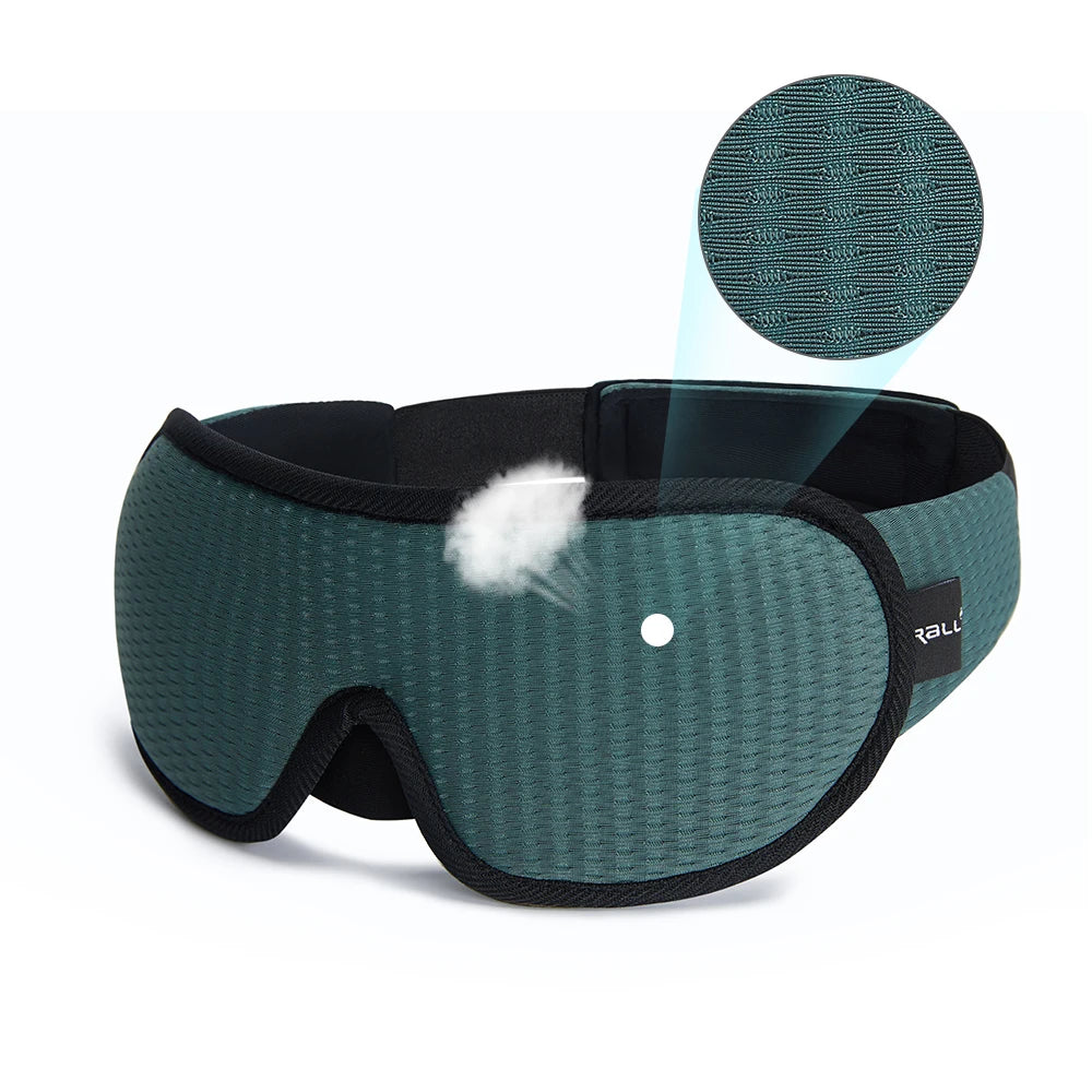 3D Padded Sleep Mask – Light Blocking Eyeshade Eyepatch