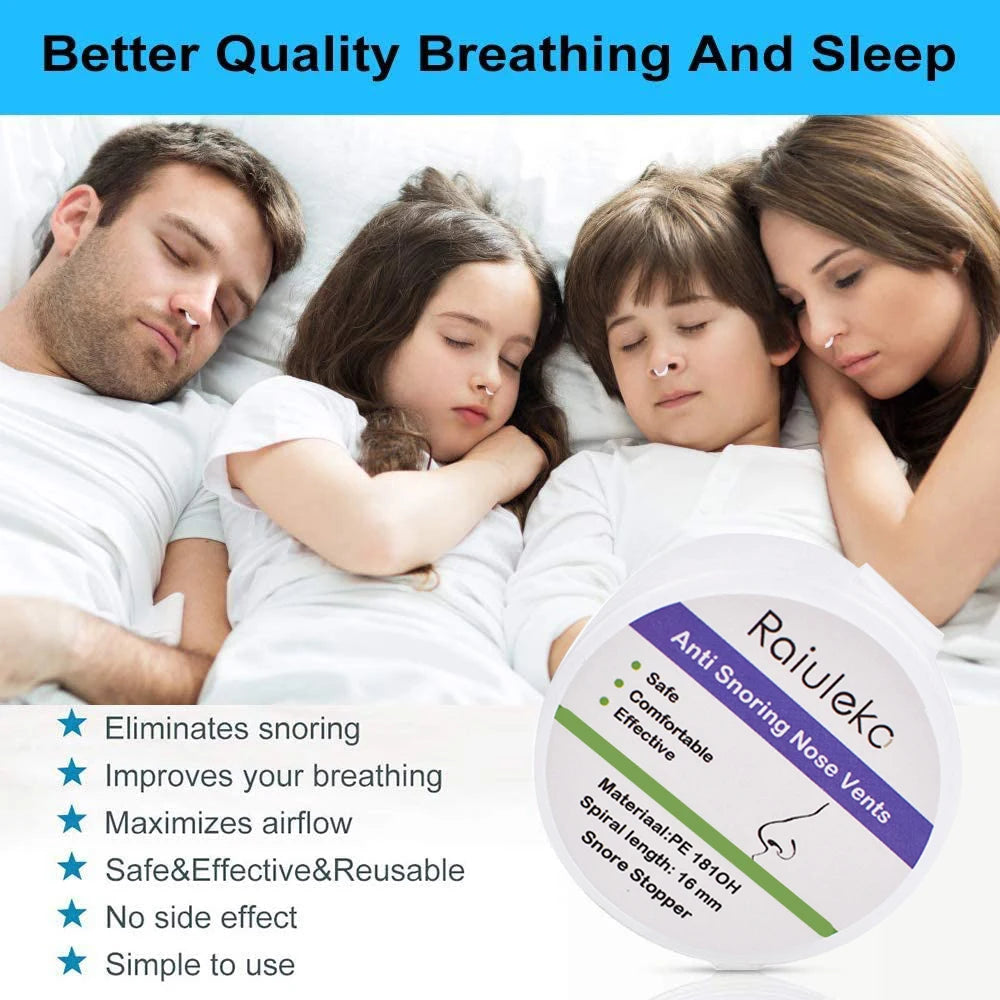 Anti-Snoring Nose Vent – Snore Stopper for Better Sleep
