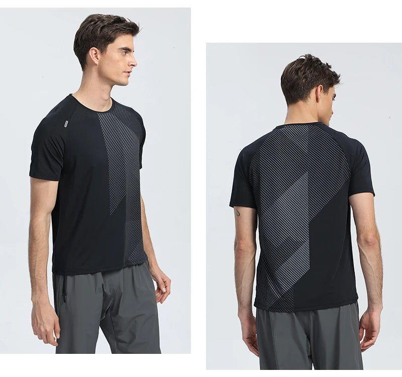 Men’s Quick Dry Running T-Shirt – Breathable Sports & Gym Top