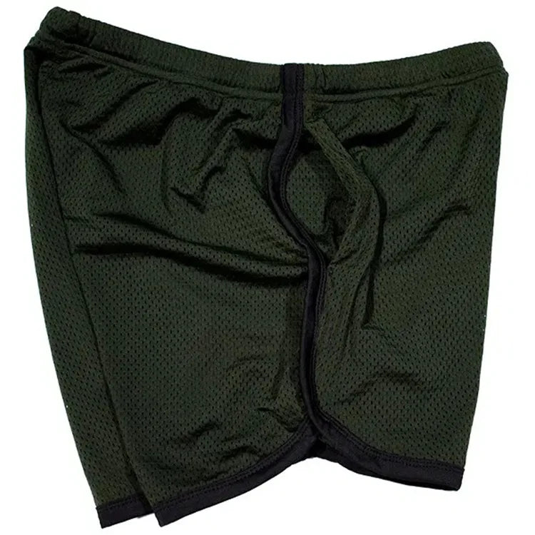 Men’s Summer Fitness Shorts – Breathable Mesh Running Pants
