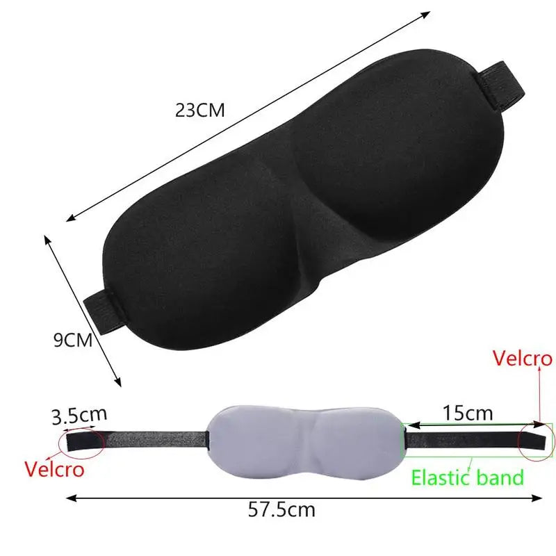 Sleep Mask for Side Sleepers – Portable Light Blocking Blindfold