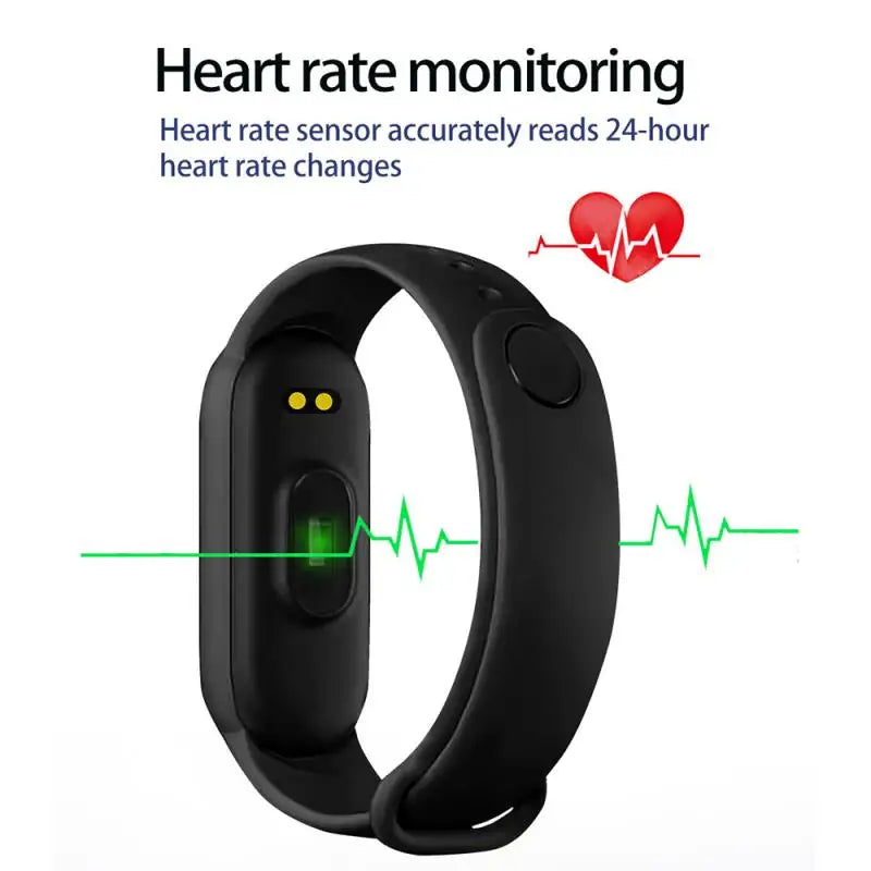 M6 Smart Watch – Fitness Tracker Bracelet with Heart Rate & Blood Pressure Monitor