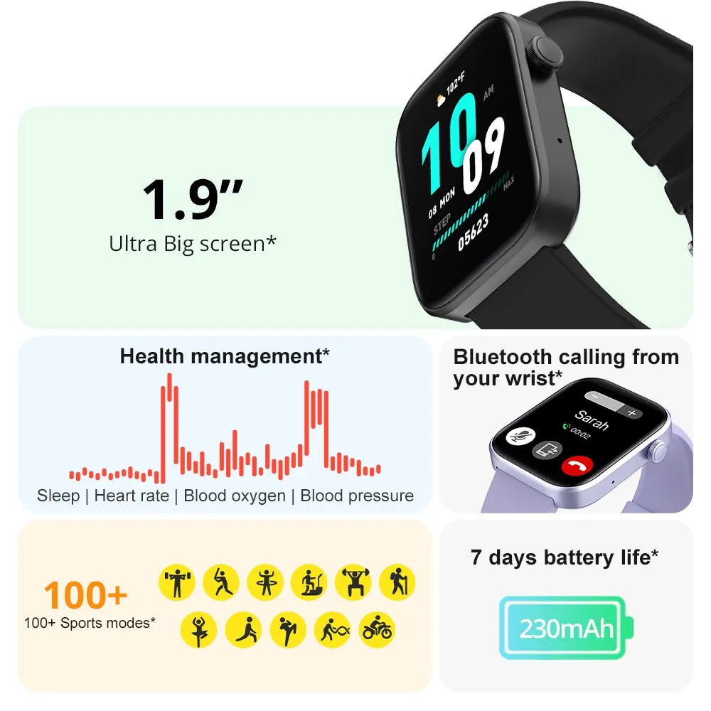 COLMI P71 Smartwatch – Voice Calling & Health Monitoring