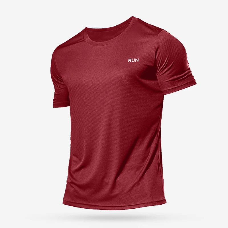 Men’s Quick Dry Gym T-Shirt – Summer Fitness & Running Top