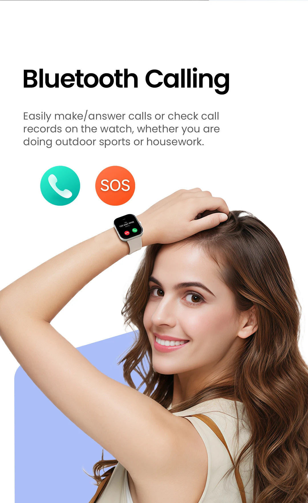 HAYLOU S6 Smart Watch – Voice Calling & Health Monitoring
