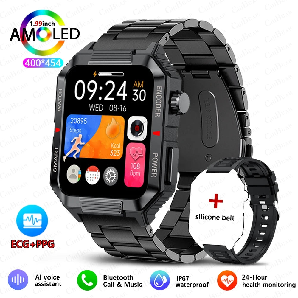 Men’s NFC GPS Smartwatch with Bluetooth Calls & 120+ Sports Modes
