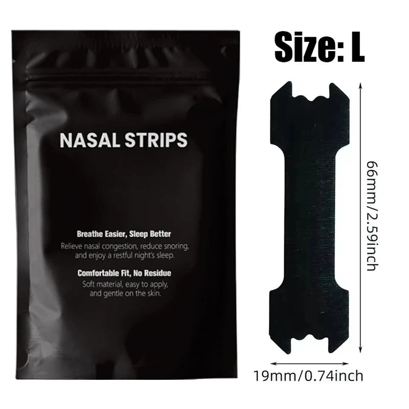 Black Nose Strips – Extra Strength Anti-Snoring & Sleep Aid (30/60/90PCS)