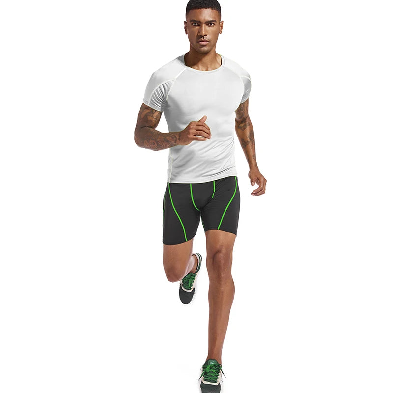 Men’s Compression Shorts – Quick Dry Fitness & Running Tights