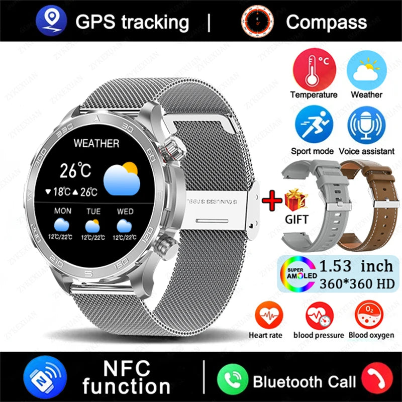 2025 GPS Bluetooth Call Smartwatch