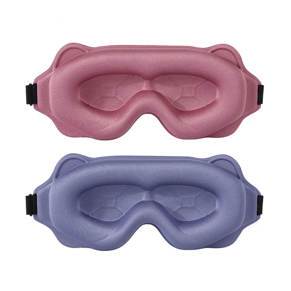 3D Memory Foam Sleep Mask – Light Blocking Eyeshade