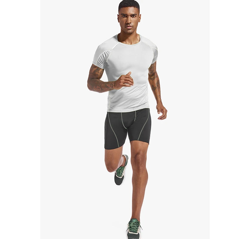 Men’s Compression Shorts – Quick Dry Fitness & Running Tights