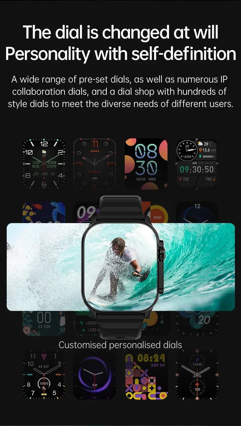 2025 T900 Ultra 2 Smart Watch – 49mm AMOLED, NFC & Waterproof