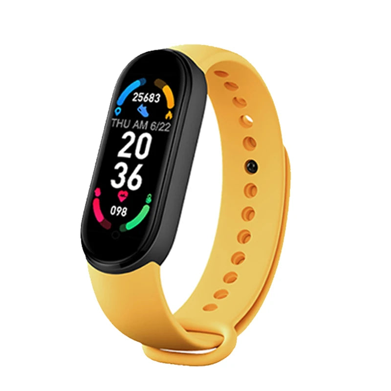 M6 Smart Watch – Fitness Tracker Bracelet with Heart Rate & Blood Pressure Monitor