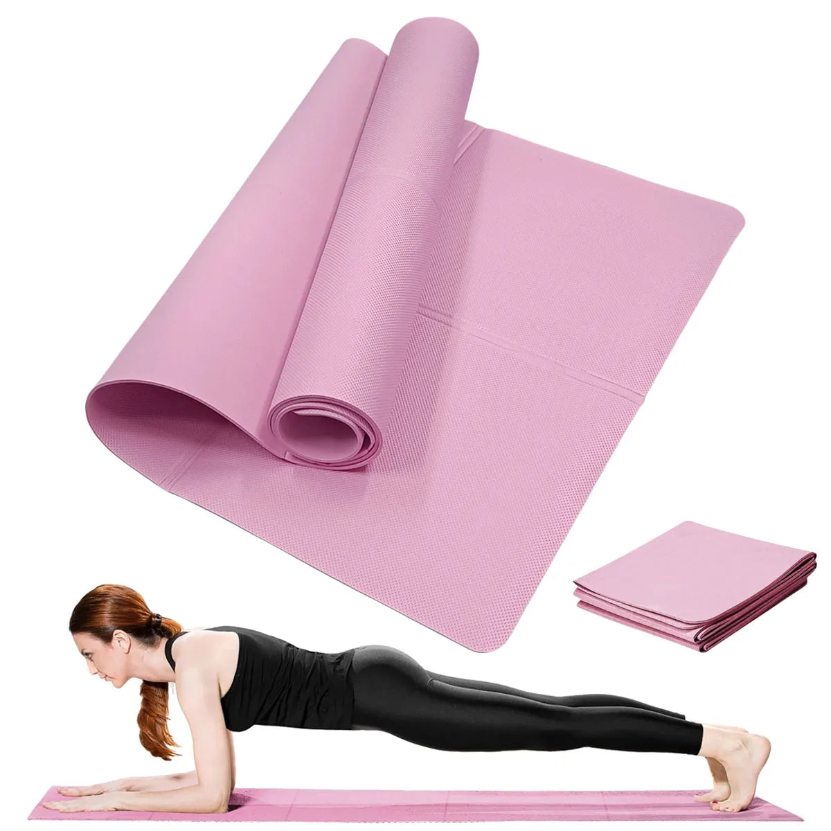 4mm EVA Yoga Mat – Anti-Slip Fitness & Pilates Exercise Mat