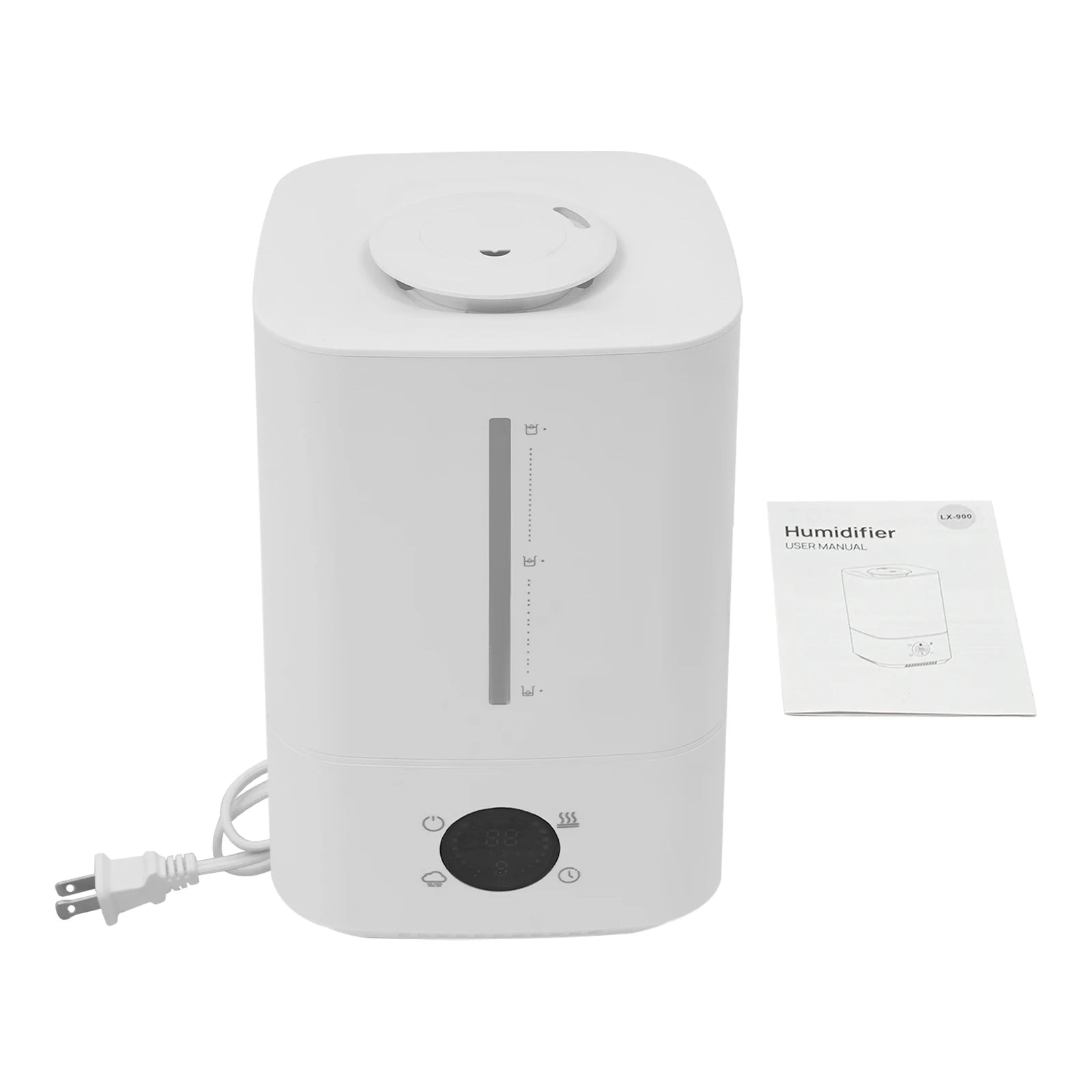 6L Touch Control Humidifier – Hot & Cold Mist with Adjustable Fog