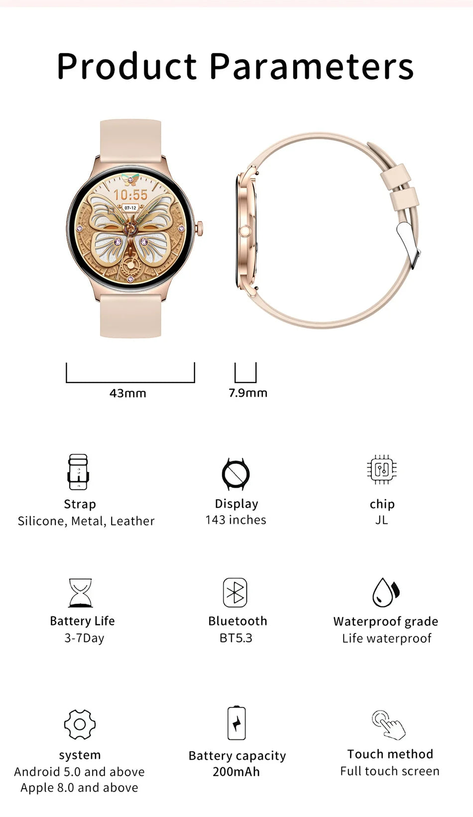 Huawei Ultra Slim AMOLED Smart Watch